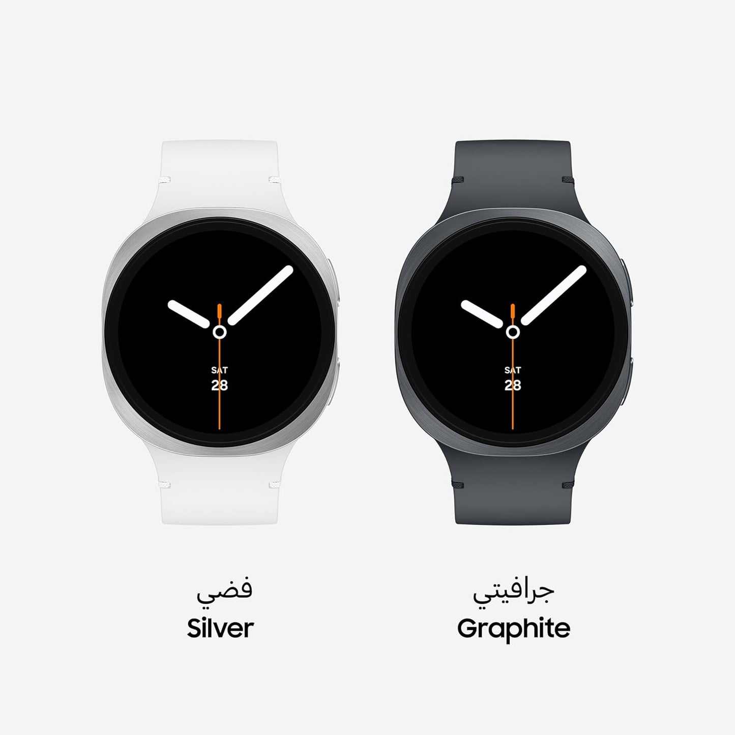 Samsung Galaxy Watch 8 Graphite, LTE, 40mm Smartwatch, Everyday Health Coach, Cushion Design, Dynamic Lug System, 3nm Processor, Sleep Coaching, Running Coach (International Version)